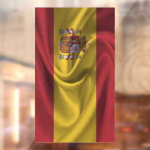 Spain Flag Window Cling