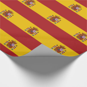 Spain Flag Wrapping Paper