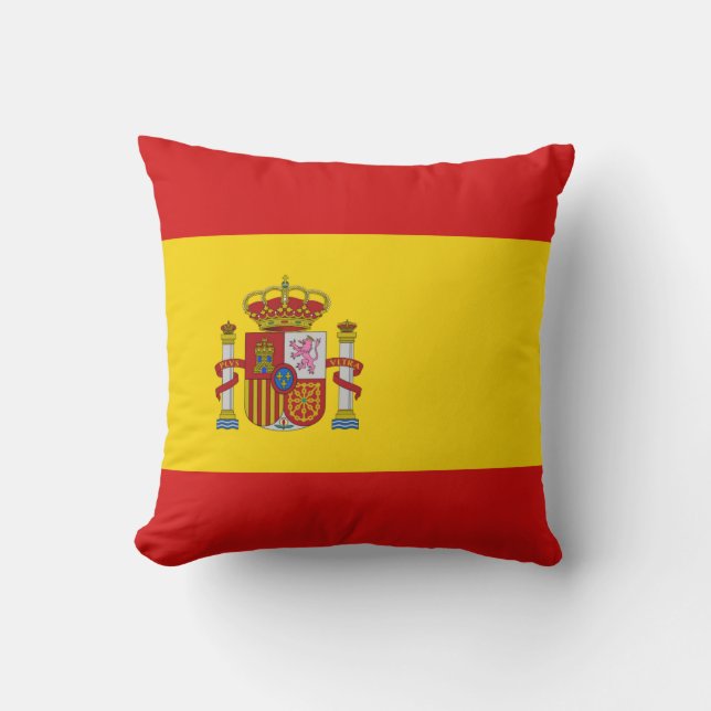 Spain Flag x Flag Pillow (Front)