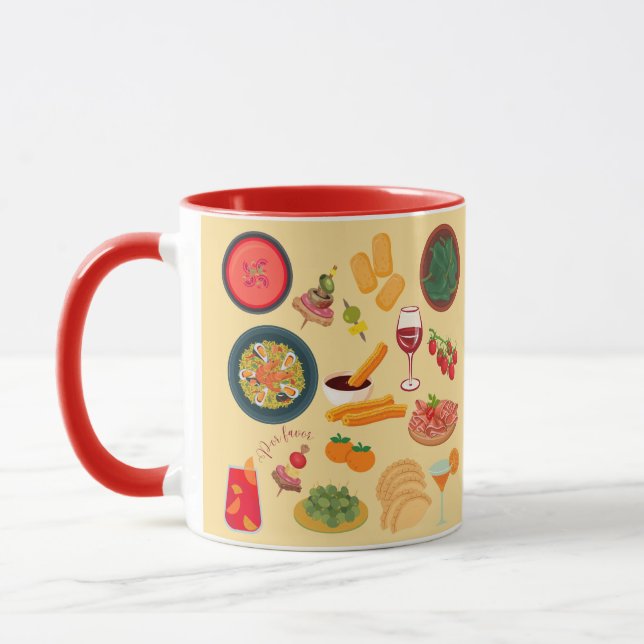  Spain Food Mug (Left)