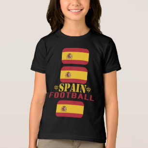 Spain Football Flag Spanish Pride National Support Tri-Blend Shirt
