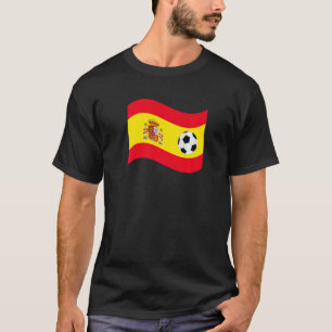 Spain Football Graphic Country Flag Pride Soccer S T-Shirt
