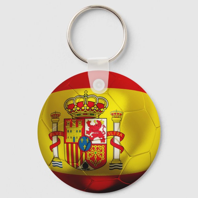 Spain Football Key Ring (Front)
