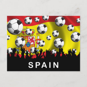 Spain Football Postcard
