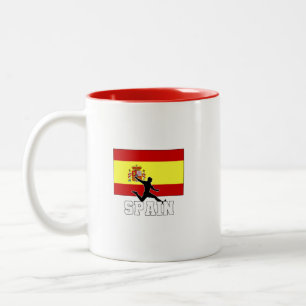Spain Football Soccer National Team Two-Tone Coffee Mug