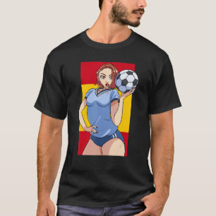 Spain Futbol Fan Soccer  Espana Proud Latino T-Shirt