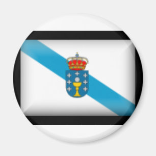 Spain Galicia Flag Magnet