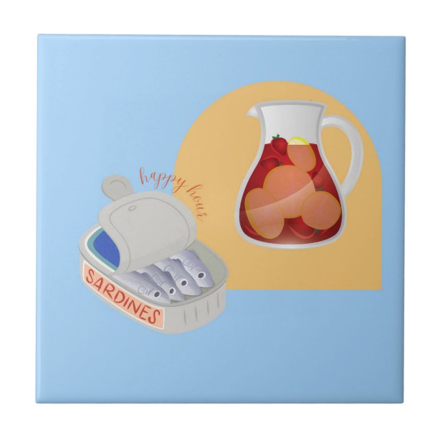 Spain Happy Hour Tile (Front)