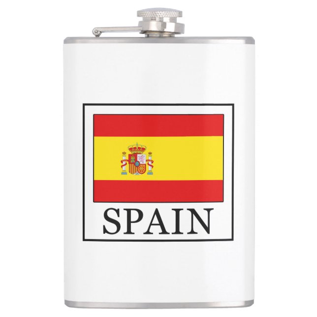 Spain Hip Flask (Front)