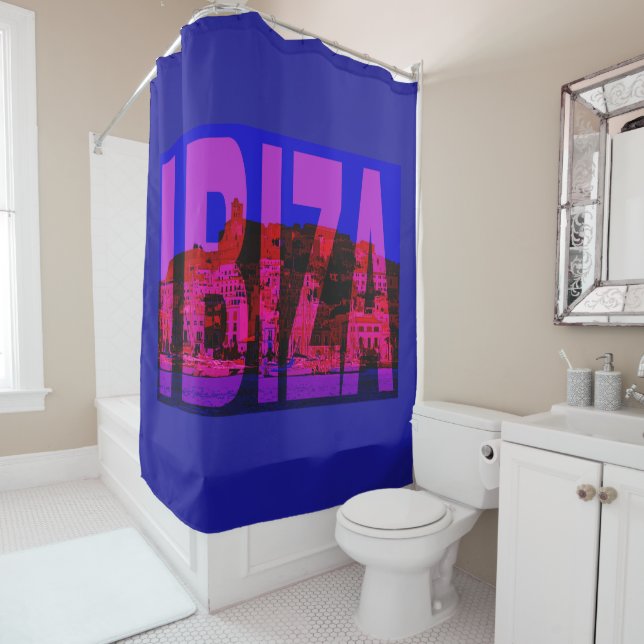 spain ibiza shower curtain (In Situ)