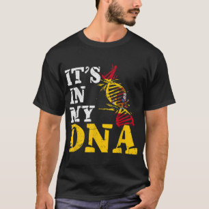 Spain Its in my DNA Spanish flag España  T-Shirt