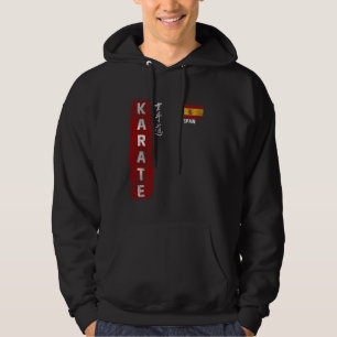 Spain Karate spanish flag Kyokushinkai Dojo shotok Hoodie