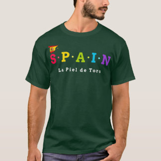 Spain La Piel de Toro The bull skin Flag Version T-Shirt