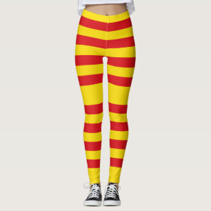 Spain: La Senyera Catalonia Leggings
