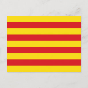 Spain: La Senyera Catalonia Postcard