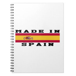 Spain Made In Designs Notebook