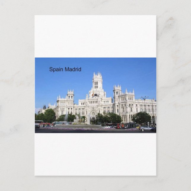 Spain, Madrid City Hall Plaza de Cibeles (St.K) Postcard (Front)