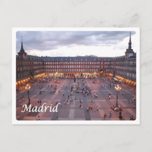 Spain - Madrid -  Mayor Square - Postcard