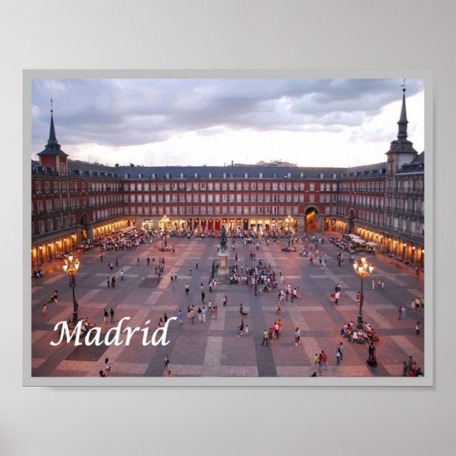 Spain - Madrid -  Mayor Square - Poster (Front)