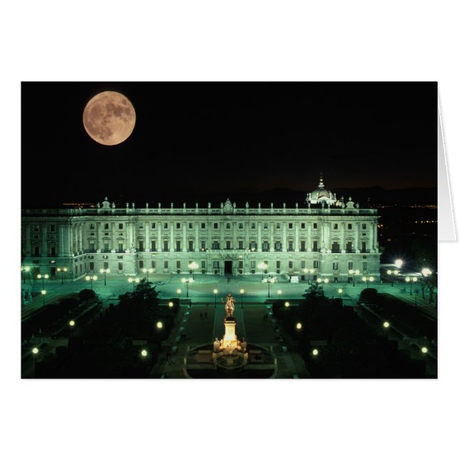 Spain, Madrid, Royal Palace and Plaza de (Front Horizontal)