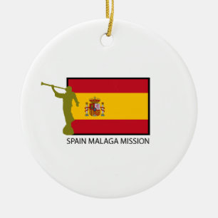 SPAIN MALAGA MISSION LDS CTR CERAMIC TREE DECORATION