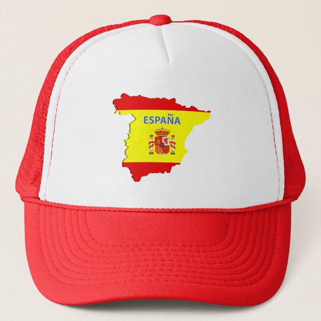 Spain map trucker hat (Front)