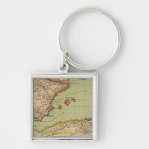 Spain, Mauritania and Africa Key Ring