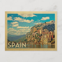 Spain Miravet Postcard Vintage Travel