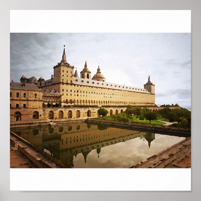 spain monastery poster (Front)