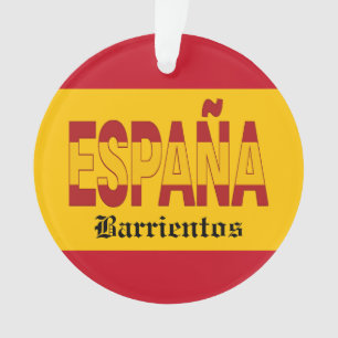 SPAIN Monogram - SEE BACK! Ornament