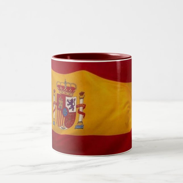 Spain -Mug- Two-Tone Coffee Mug (Center)