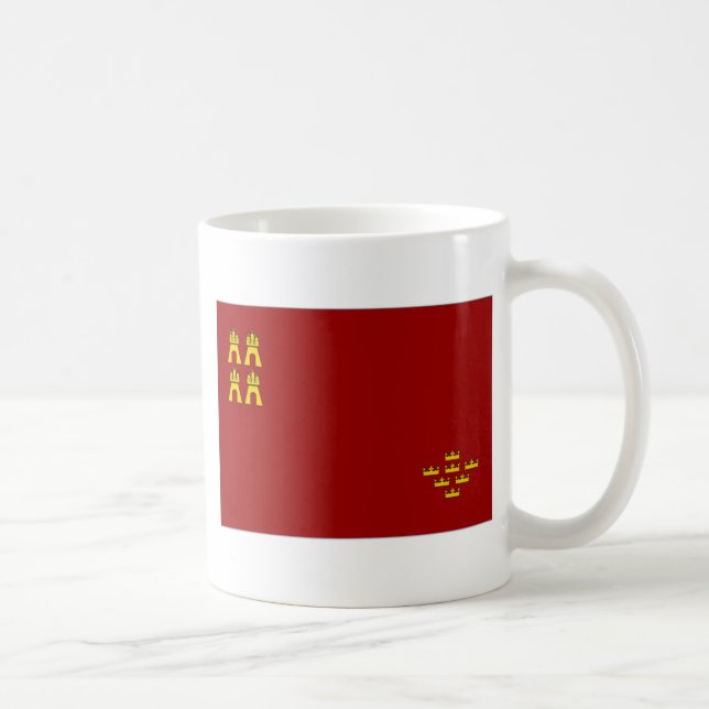 Spain Murcia Flag Coffee Mug (Right)