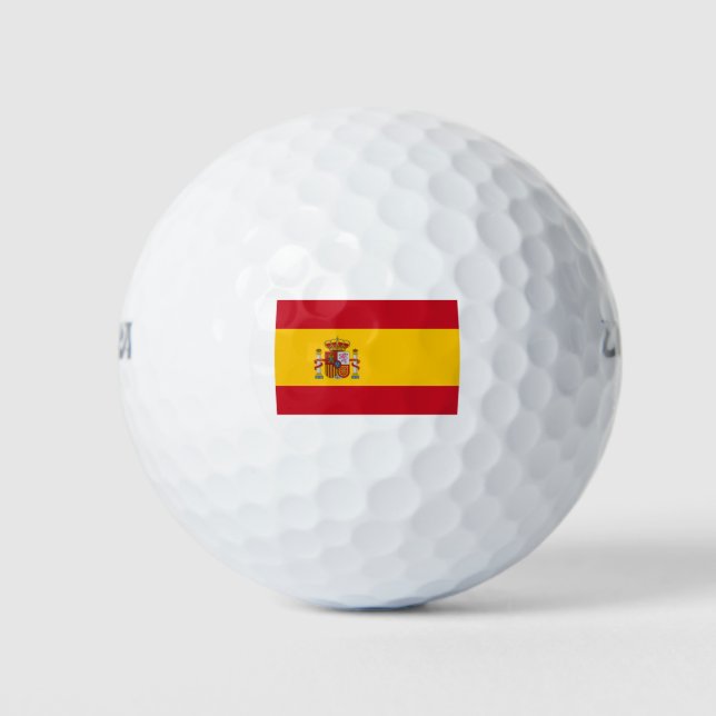 Spain - National Flag - Current Golf Balls (Front)
