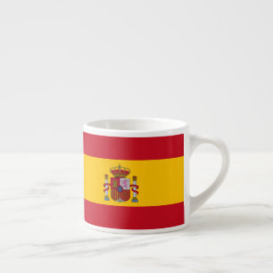 Spain National Flag Patriotic Espresso Cup