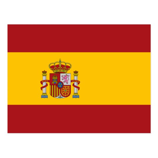 Spain National Flag Postcard