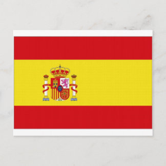 Spain National Flag simplified Postcard