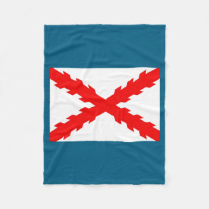 Spain Old Flag New Spanish Indies Conquistador Fleece Blanket