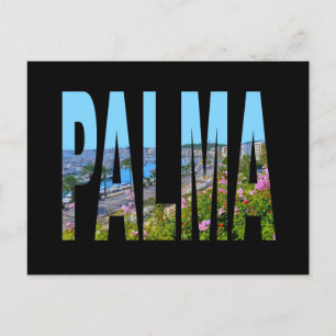 spain palma de mallorca postcard