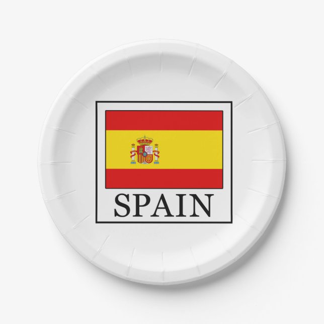 Spain Paper Plate (Front)
