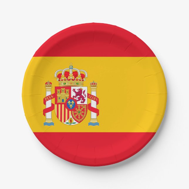 Spain Paper Plate (Front)