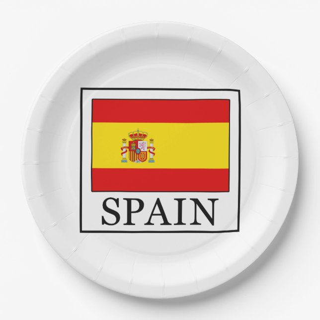 Spain Paper Plate (Front)
