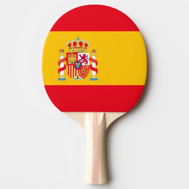 Spain Ping Pong Paddle (Front)