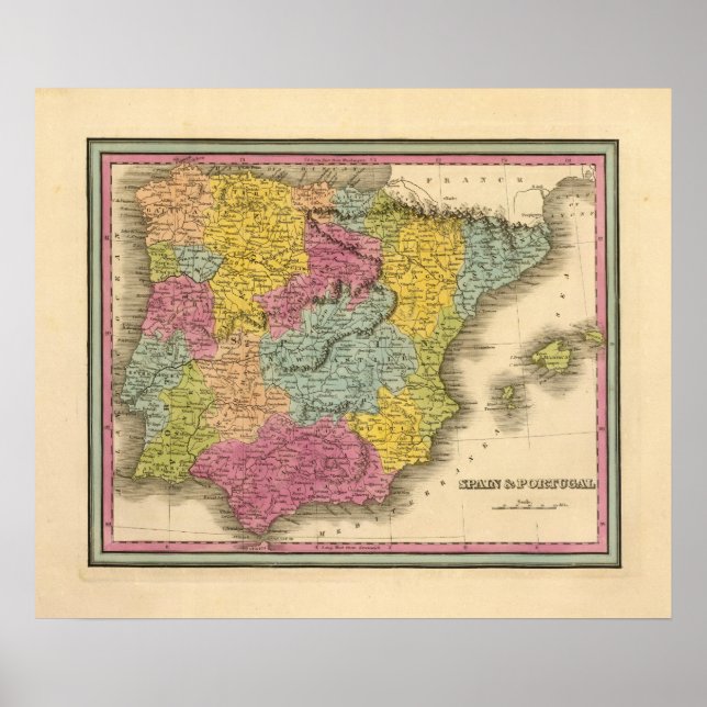 Spain, Portugal 10 Poster (Front)