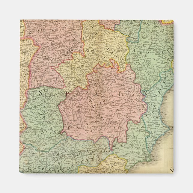 Spain, Portugal 4 Magnet (Front)