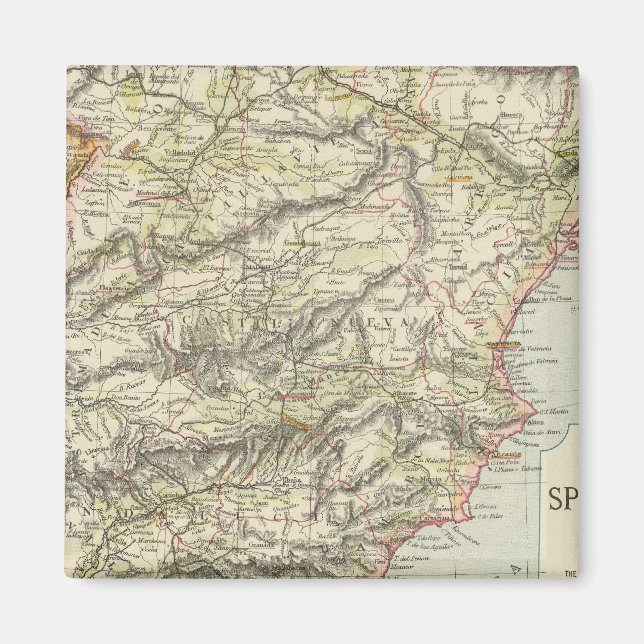 Spain, Portugal 5 Magnet (Front)