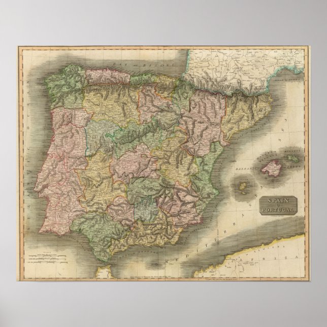 Spain, Portugal 7 Poster (Front)