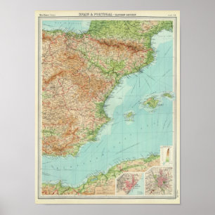 Spain & Portugal eastern section Poster