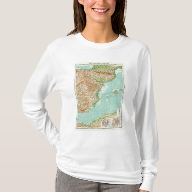 Spain & Portugal eastern section T-Shirt (Front)