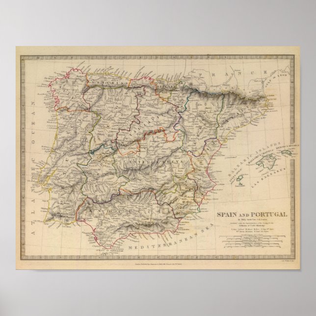 Spain & Portugal Poster (Front)