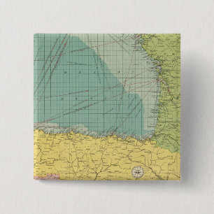 Spain, Portugal, Western France 15 Cm Square Badge